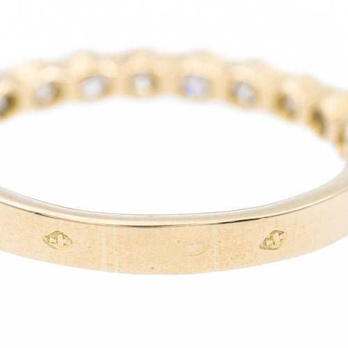 Bague 56 Bague Alliance Or jaune Diamant 58 Facettes 2075335CN