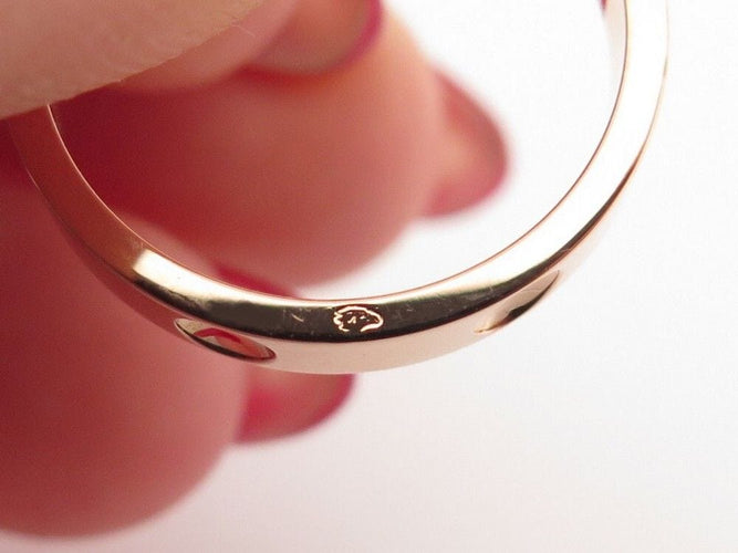 Bague 54 bague LOUIS VUITTON alliance empreinte diamant or 18k 58 Facettes 256382