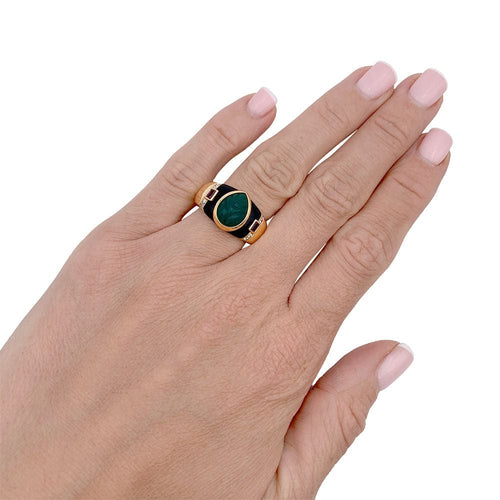 Bague 53 Bague Cartier, "Gaïa", or jaune, pierres de couleurs. 58 Facettes 32784