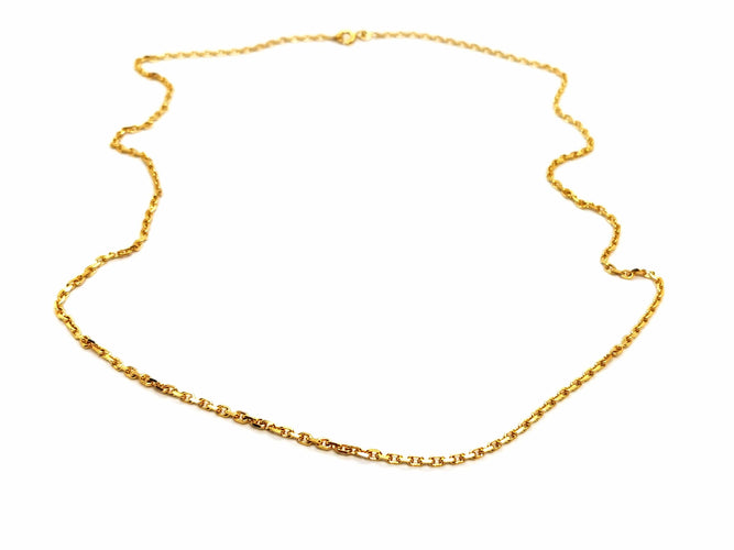 Collier Collier Maille forçat Or jaune 58 Facettes 1599841CN