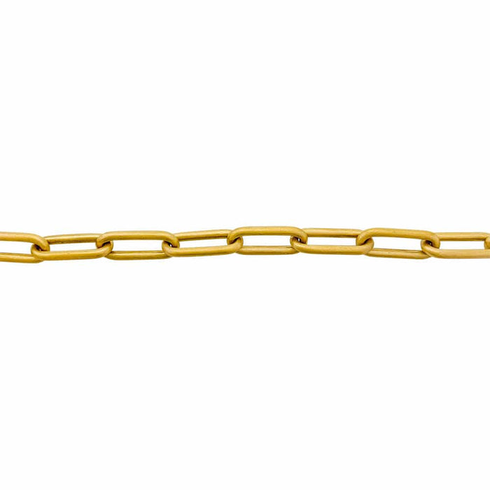 Bracelet Bracelet or jaune maille forçat allongée. 58 Facettes 31120
