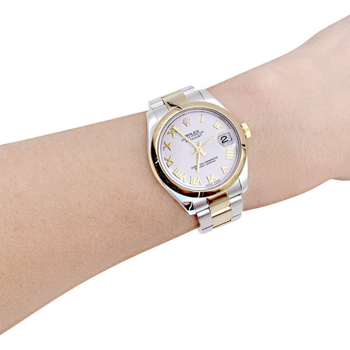 Montre Montre Rolex or et acier Oyster Date 58 Facettes 32636