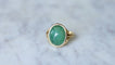Bague Bague Or jaune cabochon d'Emeraude 58 Facettes