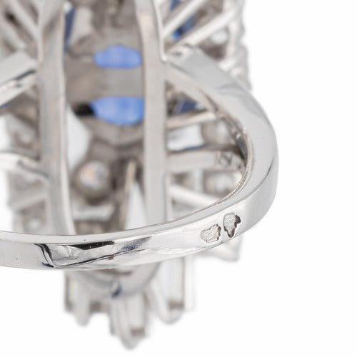 Bague 49 Bague Or blanc Saphir 58 Facettes 2538672CN