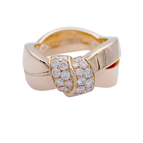 Bague 49 Bague Chaumet, "Liens Séduction", or rose et diamants. 58 Facettes 32253