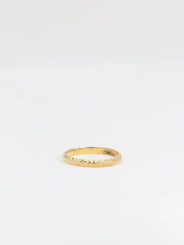 Bague Alliance vintage en or godronné 58 Facettes 551