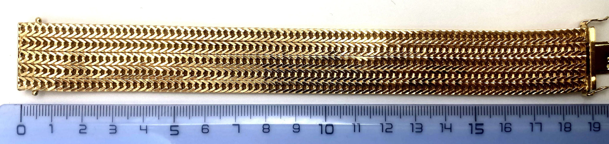Bracelet Bracelet or maille polonaise 58 Facettes 02/08 - 21