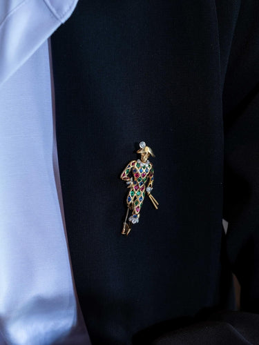 Broche Broche Or jaune Emeraude 58 Facettes 2303298CN