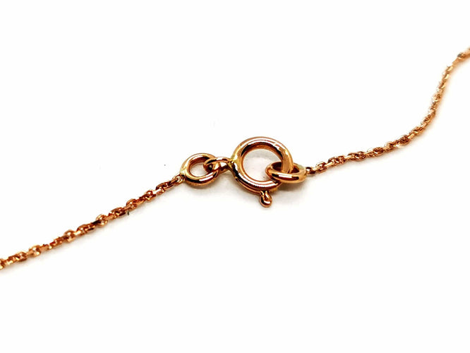 Collier Collier Or rose Quartz fumé 58 Facettes 1265914CD