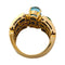 Bague 55 Bague Bulgari, "Allegra", or jaune, diamants, pierres de couleurs. 58 Facettes 31101