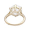 Bague 53 Bague solitaire, or jaune, diamant 7,59 carats. 58 Facettes 33405