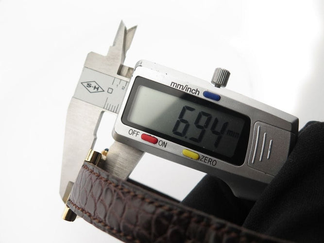 Montre montre CHOPARD your hour or jaune et cuir quartz 58 Facettes 254883