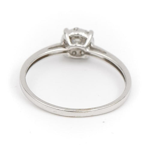 Bague 50.5 Bague Alliance Or blanc Diamant 58 Facettes 1599610CN