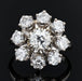 Bague 52 Bague fleur de diamants ancienne 58 Facettes 21-528
