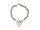 Bracelet bracelet HERMES chaine d'ancre mm 19cm 17 maillons argent 925 58 Facettes 257173