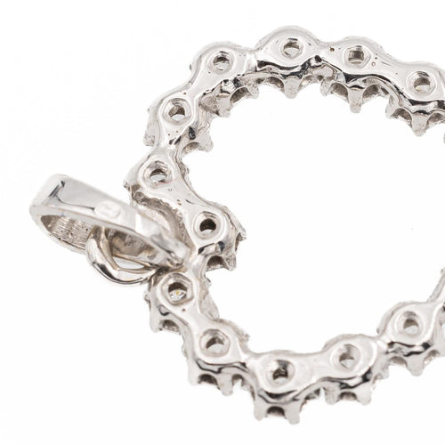 Pendentif Pendentif Or Blanc Diamant 58 Facettes 2315026CN