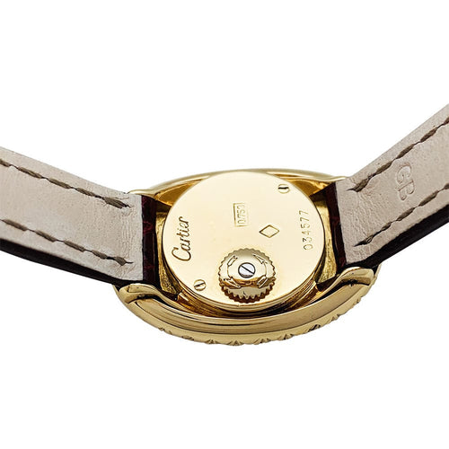 Montre Montre Cartier "Baignoire" en or jaune sertie de brillants. 58 Facettes 29027
