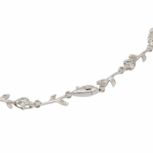 Collier Collier Or blanc Diamant 58 Facettes 2667926CN