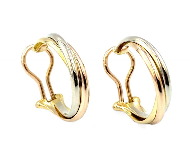 Boucles d'oreilles CARTIER. Collection Trinity, boucles d’oreilles or 58 Facettes