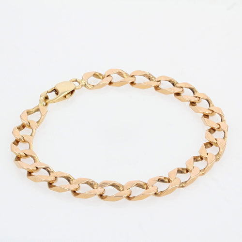 Bracelet Bracelet gourmette en or rose 58 Facettes 21-568