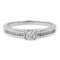 Bague 56 Bague Solitaire Or blanc Diamant 58 Facettes 578406CD