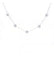 Collier Longueur : 39 cm / Blanc/Gris / Or 750 Collier Fleurs Diamants 58 Facettes 190176R