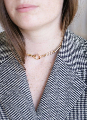 Collier Chaîne maille rectangle en or jaune 58 Facettes