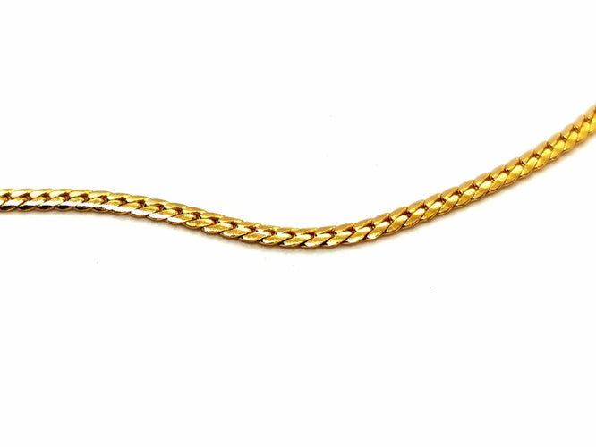 Collier Collier Maille anglaise Or jaune Diamant 58 Facettes 1292134CN