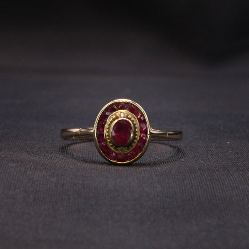 Bague 62 Bague rubis et diamants 58 Facettes