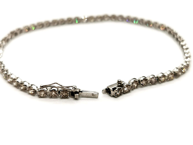 Bracelet Bracelet Ligne Platine Diamant 58 Facettes 1505952CN