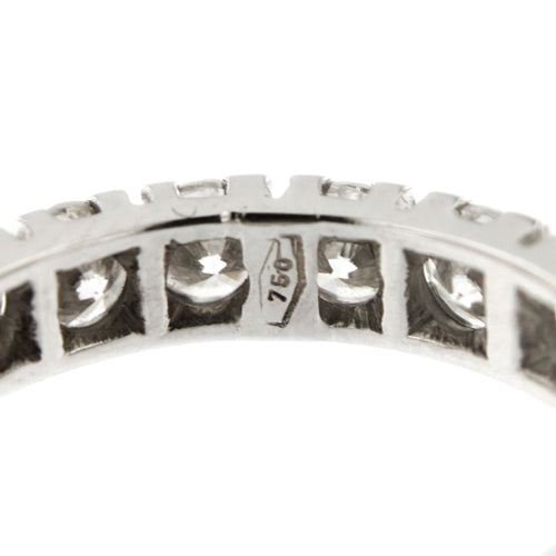 Bague 54 Alliance tour complet diamants 2,40 ct 58 Facettes 33088