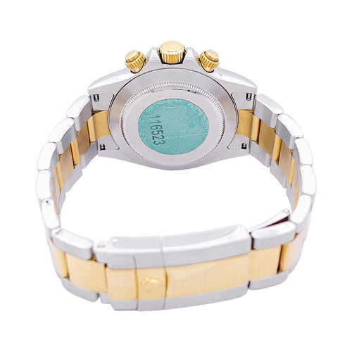 Bracelet Montre Rolex, "Cosmograph Daytona", or jaune et acier. 58 Facettes 33599