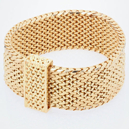 Bracelet Bracelet en or maille polonaise 58 Facettes 22-124