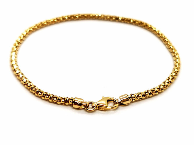 Bracelet Bracelet Maille pop corn OR Jaune 58 Facettes 1670282CN