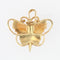 Pendentif Pendentif papillon or jaune et perles 58 Facettes CVP40