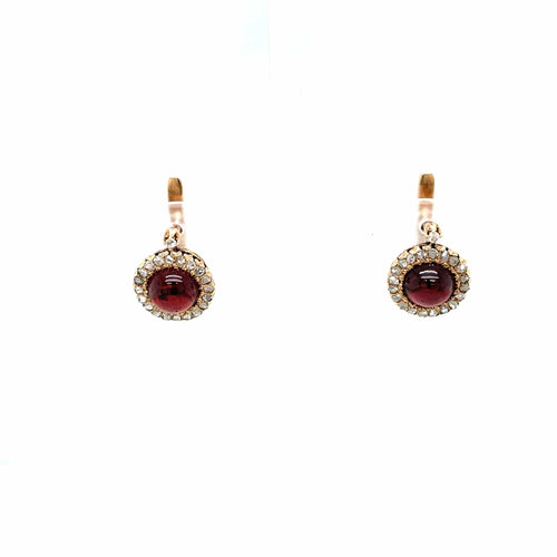 Boucles d'oreilles Boucles d'oreilles Diamants Grenat 58 Facettes