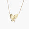 Collier COLLIER « PAPILLON » DEUX ORS 58 Facettes BO/220050