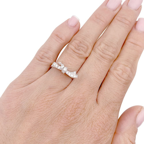 Bague 51 Bague Dior, "Petit Tralala", or blanc et diamants. 58 Facettes 33131
