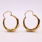 Boucles d'oreilles Créoles en or jaune 58 Facettes