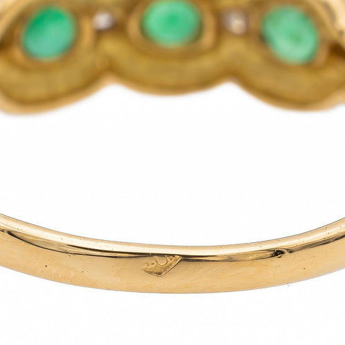 Bague 54 Bague Or jaune Emeraude 58 Facettes 2679577CN