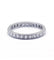 Bague 57 / Blanc/Gris / Platine 950‰ Alliance américaine Diamants 0.56 carat 58 Facettes 220589R