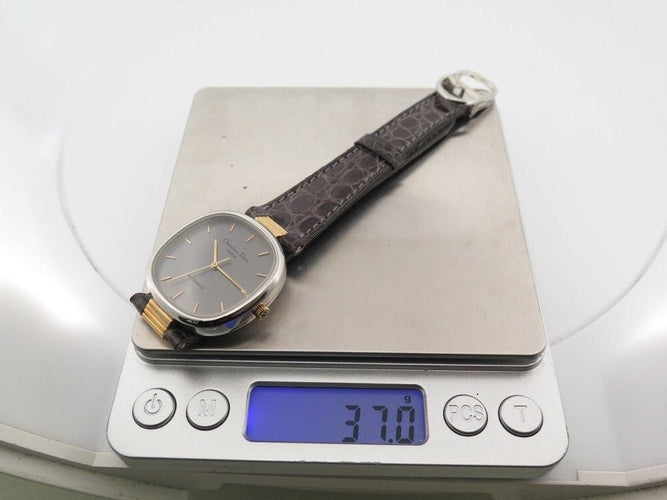 Montre vintage montre CHRISTIAN DIOR automatique 32 mm or et acier 58 Facettes 250449