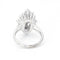 Bague 57 Bague Diamant Or blanc 58 Facettes D359902JC