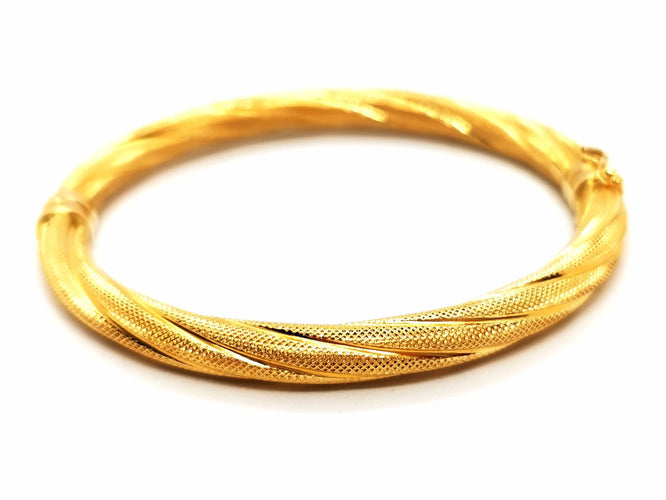 Bracelet Bracelet Jonc Or jaune 58 Facettes 1610155CN