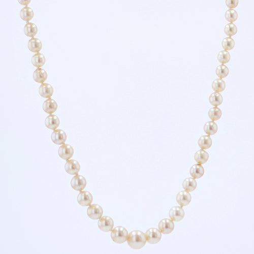 Collier Collier en perles de culture fermoir or jaune 58 Facettes 22-464