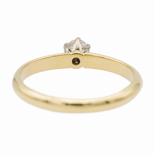 Bague 48 bague solitaire or jaune diamant 58 Facettes 2621606CN