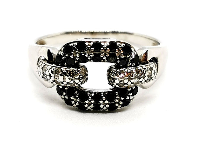 Bague 54 Bague Or blanc Diamant 58 Facettes 1292132CN