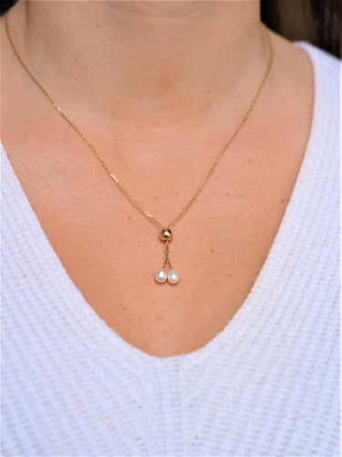 Collier Collier Négligé Or jaune Perle 58 Facettes 2282775CN