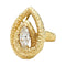 Bague 53 Bague Van Cleef & Arpels, or jaune, diamant navette. 58 Facettes 31107