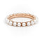 Bague 52 Ginette NY Bague Alliance Maria Or rose Perle 58 Facettes 2246417CN